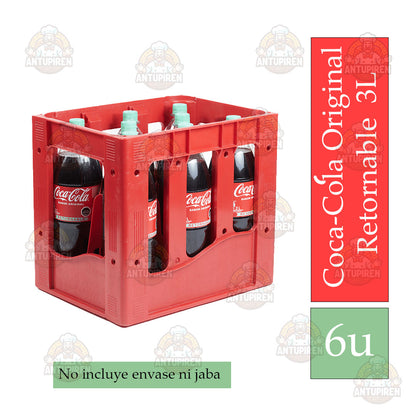 Coca-Cola Original Retornable 6u de 3L