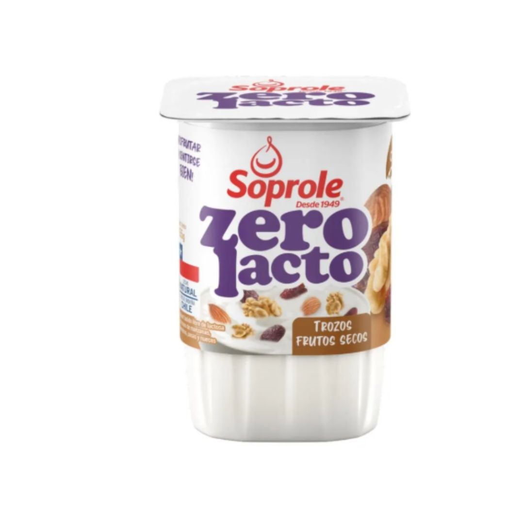 Yoghurt Sin lactosa Trozos Frutos Secos, 155 g