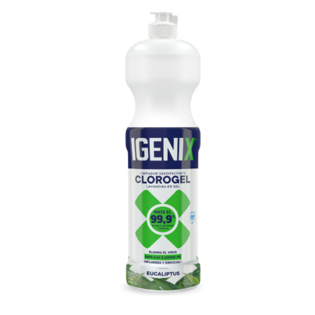 Limpiador Cloro Gel Igenix Tradicional 900ml - $1.390 c/u