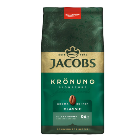 Café Jacobs Kronung Aroma En Grano Entero 500gr - $14.990 c/u