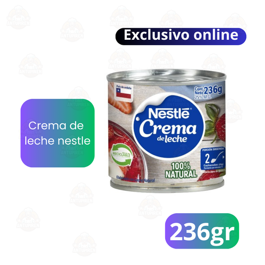 Crema de leche Nestlé 236 g