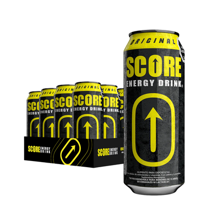 Pack 24 Latas Energética Score 473ml - $850/u