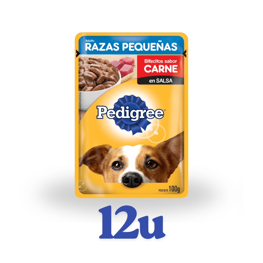Pack 12 unidades sachet 85g Pedigree $632 c/u