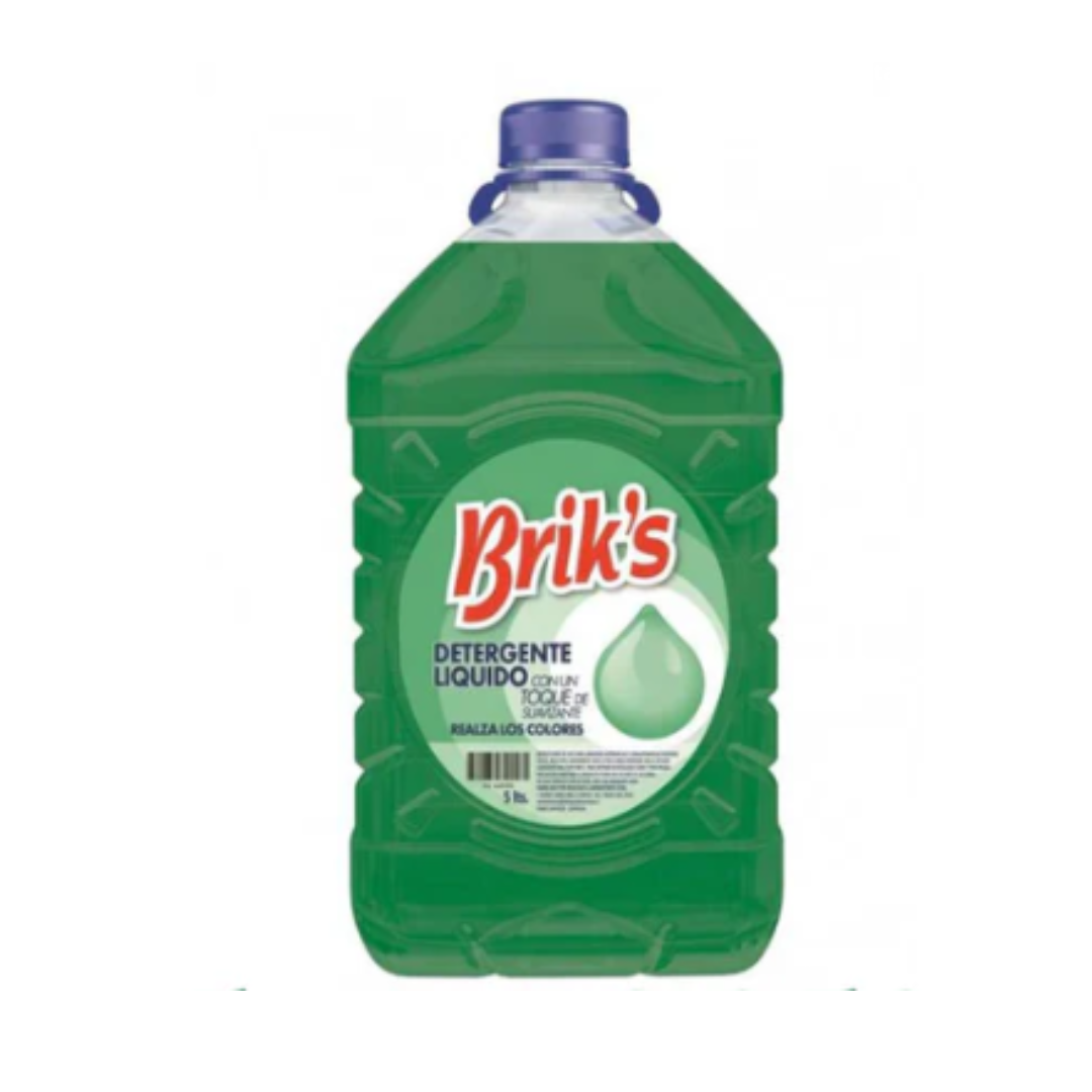 Detergente Líquido Brik's 5L Bidón | Desde $3.290 c/u | Todos los Aromas