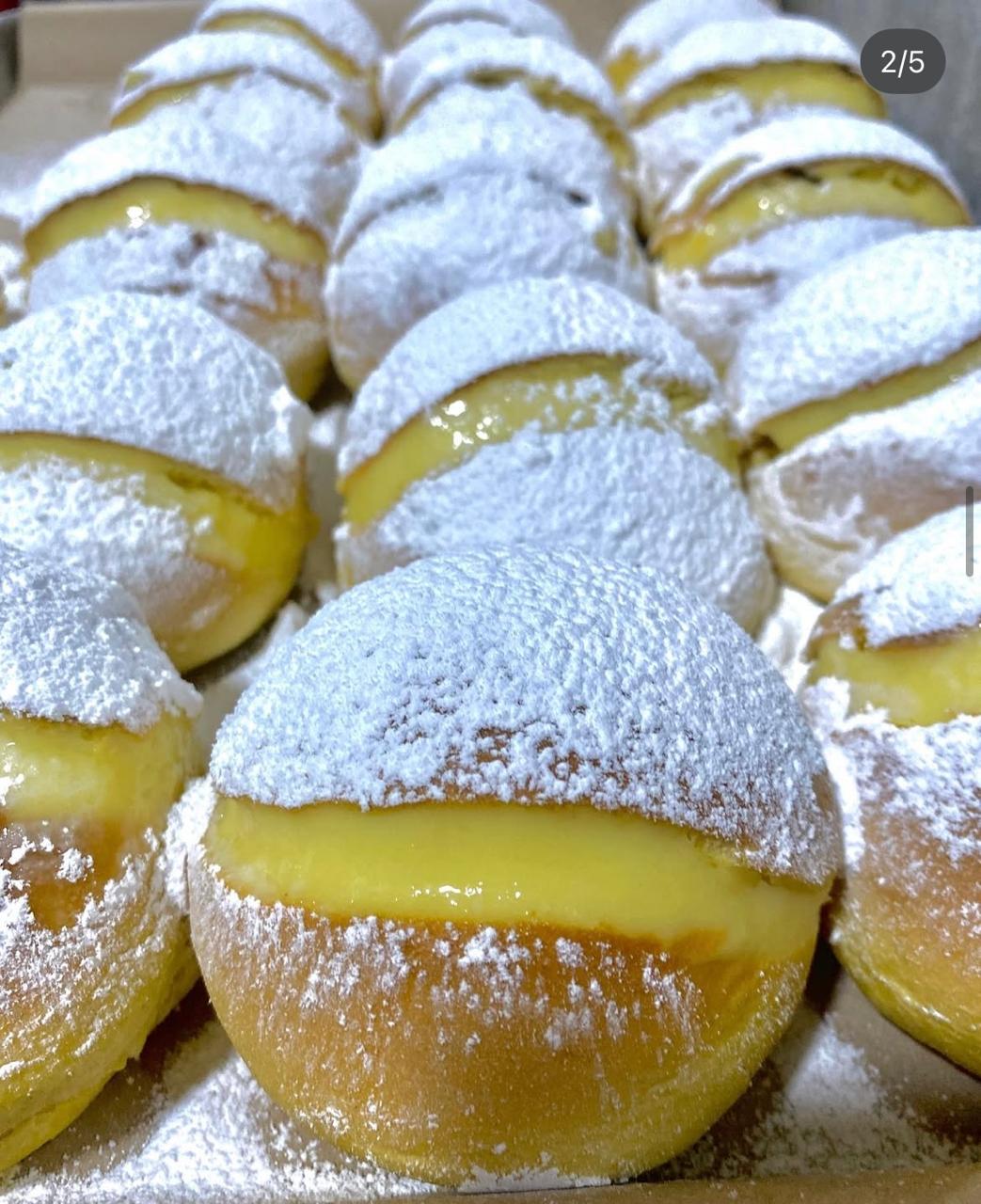 Berlinés (90gr) con Relleno a Elección – Caja 20 Unidades
