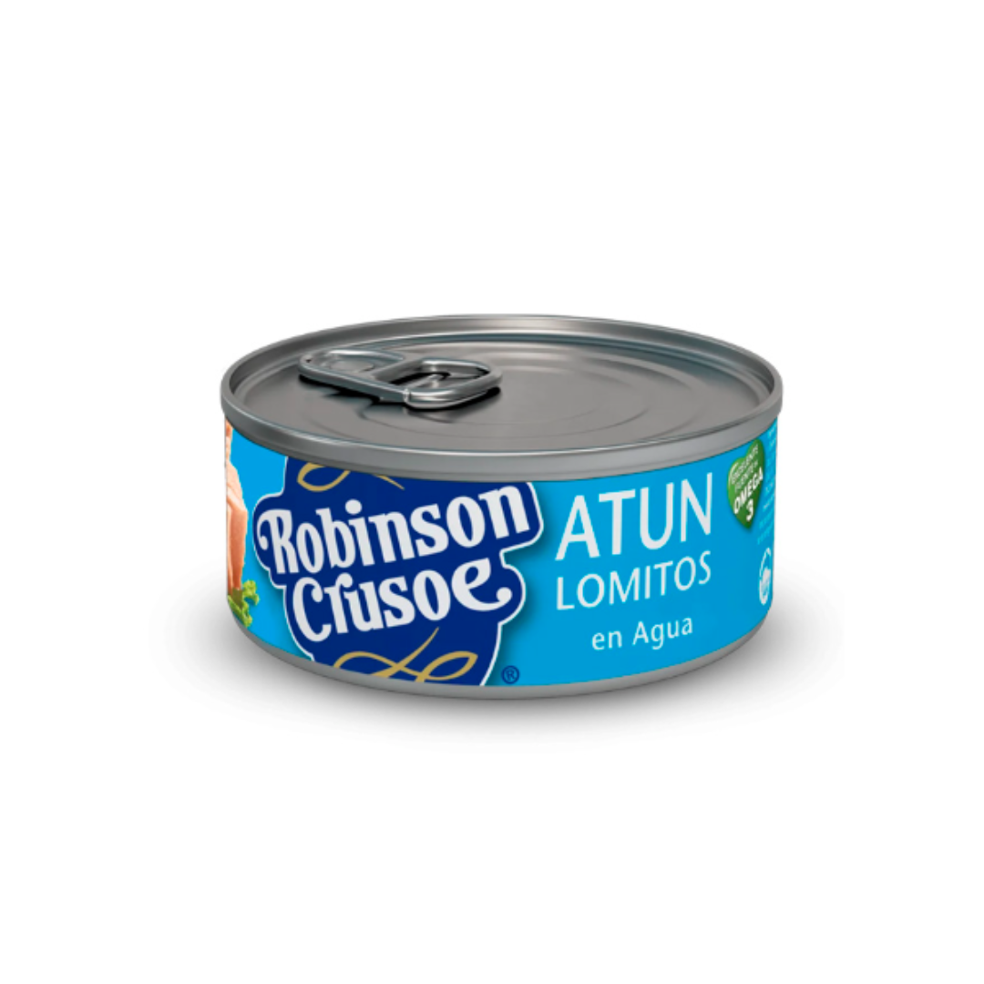*Atún Robinson Crusoe Lomito Agua 140g | Desde $1.650 c/u*