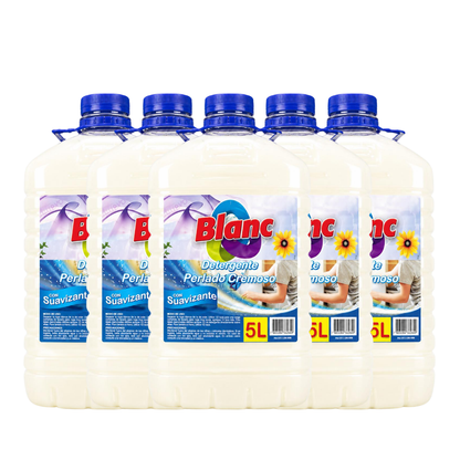 Detergente Blanc Perlado 5L con Suavizante - $1.990 c/u