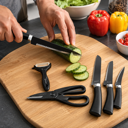 Set 6 de Cuchillos de Cocina Utensilios Chef