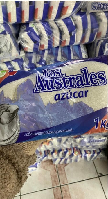 Azúcar Los Australes 1kg – Pack de 10 Unidades