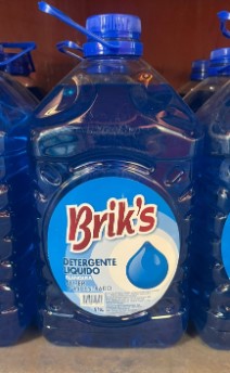 Detergentes Brik’s Azul 5 L (5 unidades)
