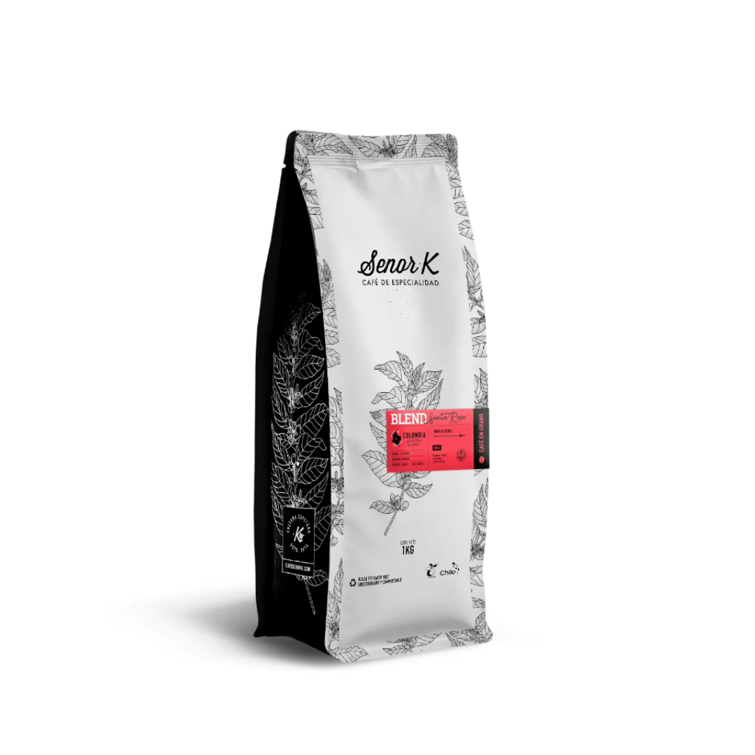 Café En Grano 1Kg Señor K Tostado Medio Blend