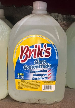 Cloro Concentrado Brik’s 5 L – 5 unidades