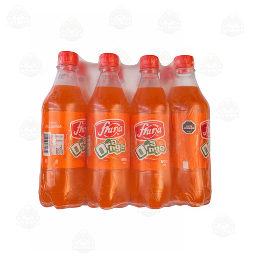 Display 12 Unidades - Bebida Fruna 500ml - Orange - $338c/u