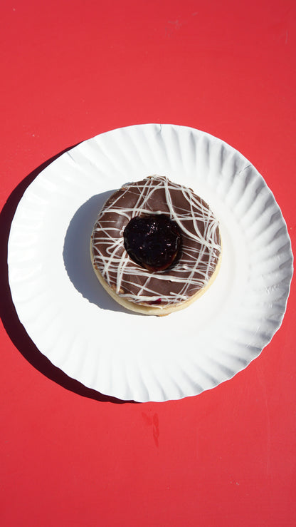 Mendocino relleno de manjar con arándanos y chocolate / pack de 10 unidades