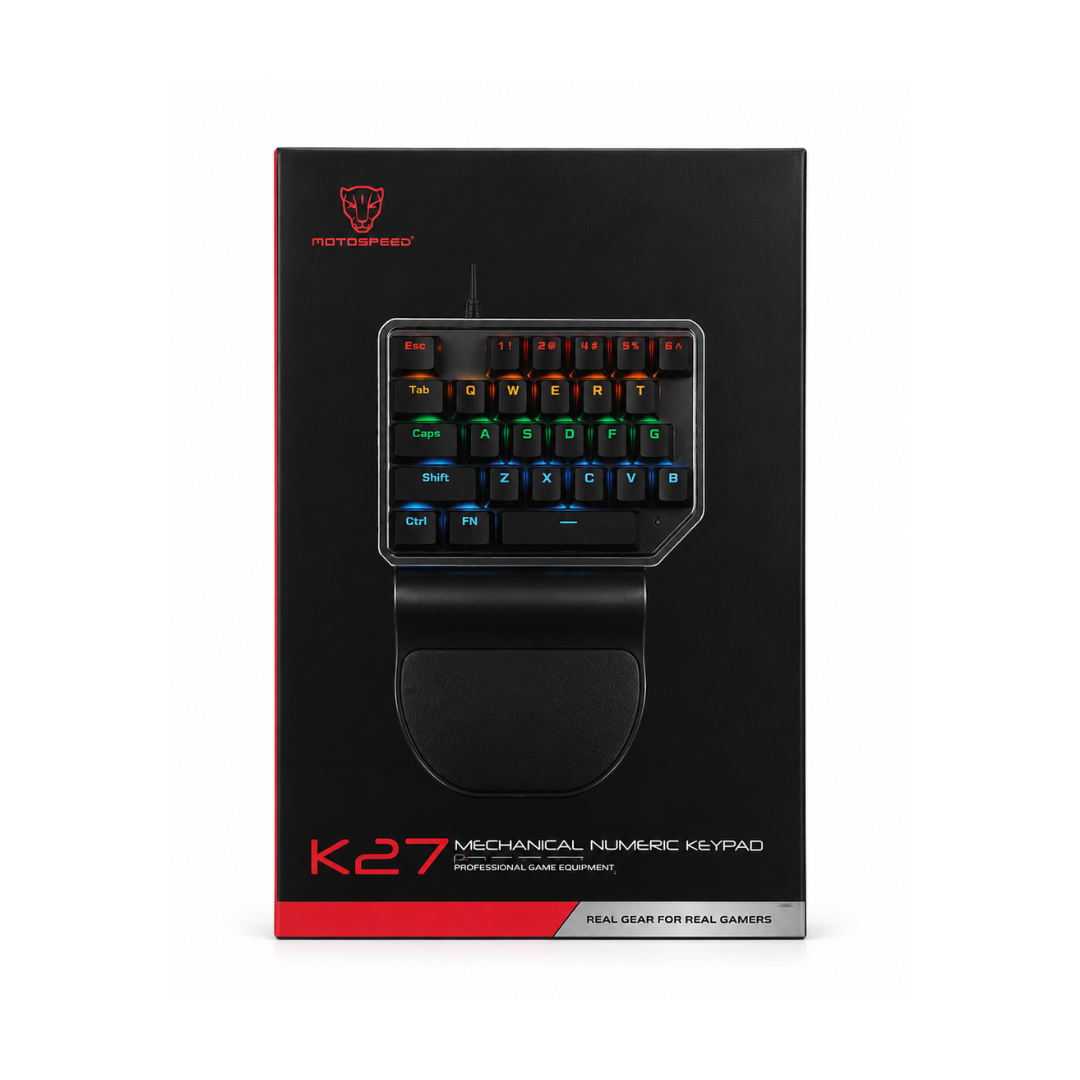 Teclado Motospeed K27 RGB Red Switch QWERTY Gaming