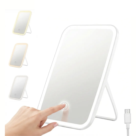 Espejo Luz LED TASBEL Tocador USB Recargable 3 Modos