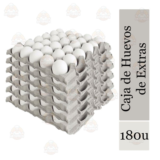 Caja de Huevos Extra – 180 Unidades