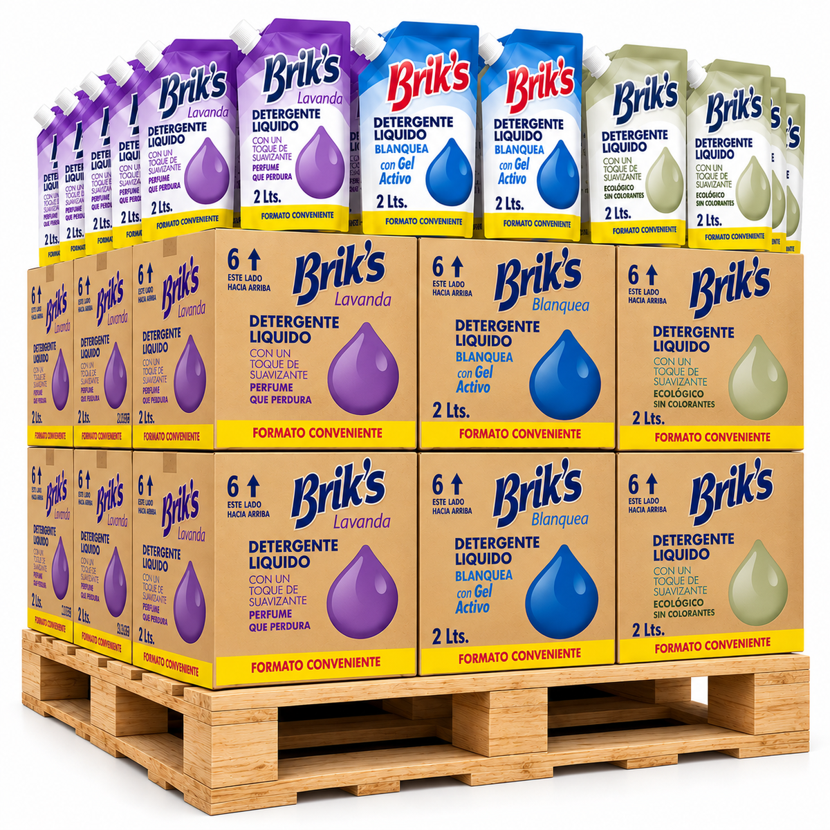 432 DETERGENTE BRIKS DOYPACK 2L (PALLET)