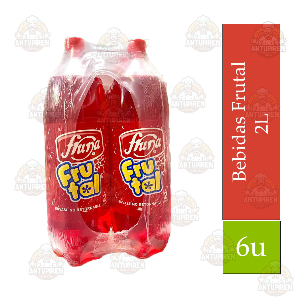 Bebida Fruna 2L. Frutal X6 Display $3.900