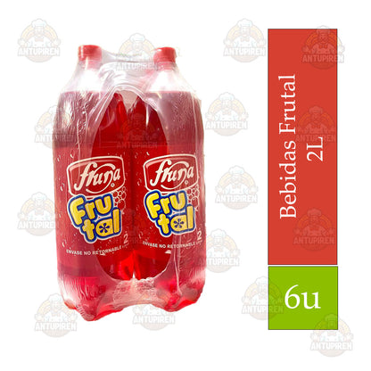Bebida Fruna 2L. Frutal X6 Display $3.900