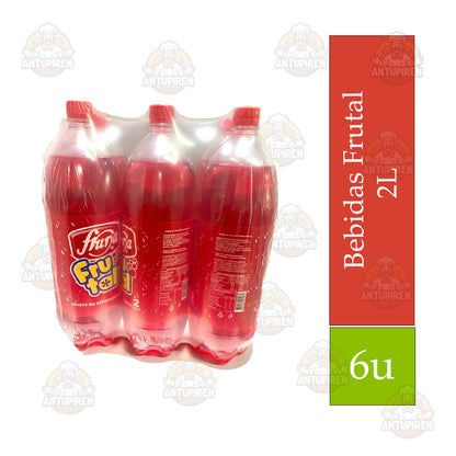 Bebida Fruna 2L. Frutal X6 Display $3.900