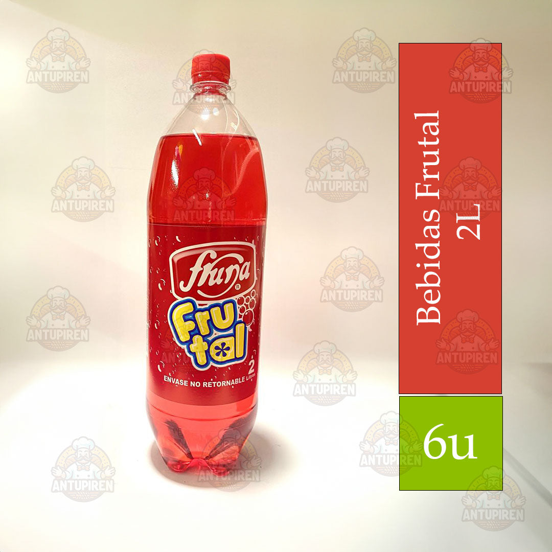 Bebida Fruna 2L. Frutal X6 Display $3.900
