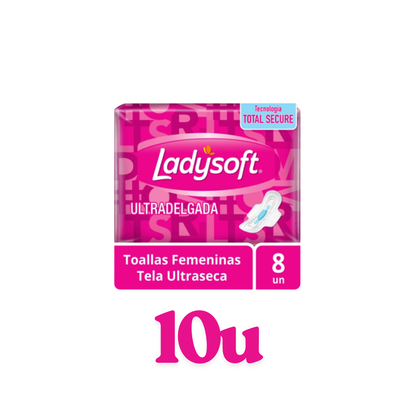 Toalla Higiénica Ladysoft Día Ultra delgada - $1.100 c/u