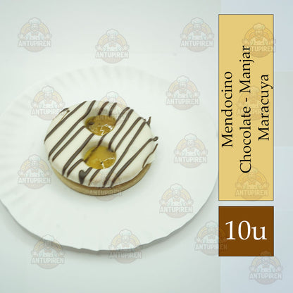 Mendocino Manjar-Maracuyá con Chocolate Blanco / pack de 10 unidades