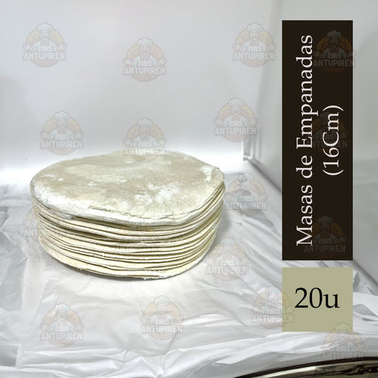Masas de Empanadas Congeladas 16 cm – 20 Unidades
