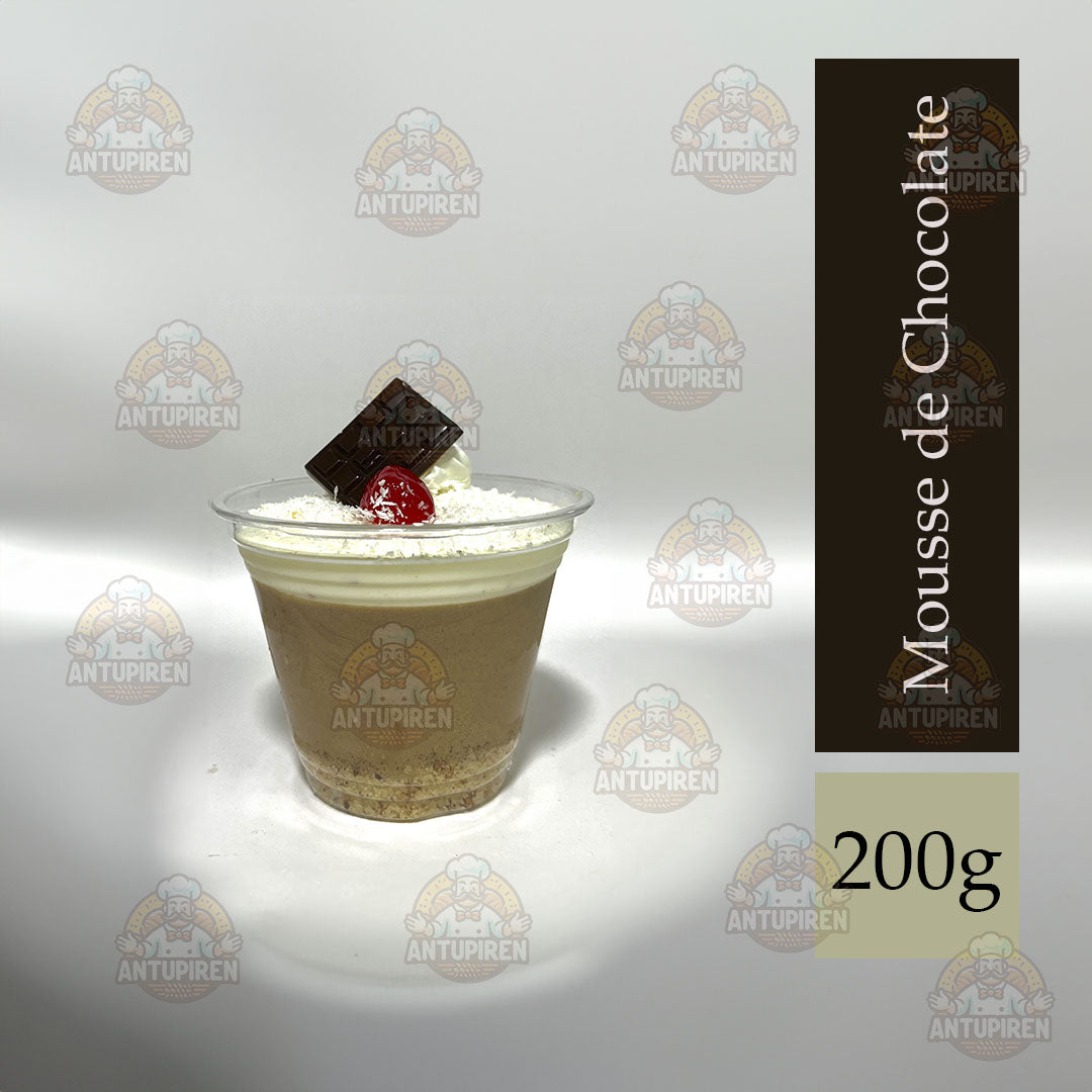 Mousse de Chocolate - Pack de 8 unidades