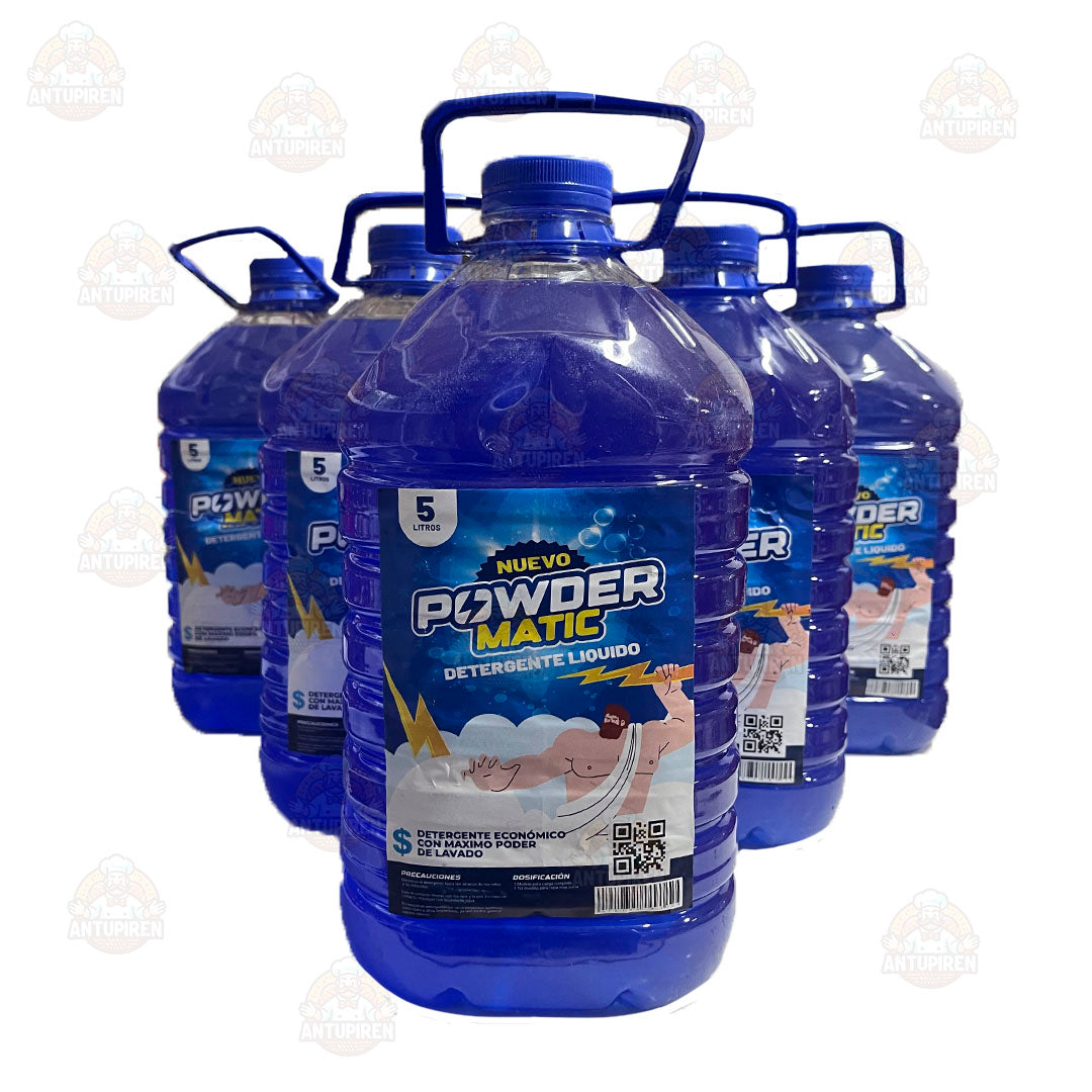 Detergente Powder Matic Azul 5 L – 5 unidades