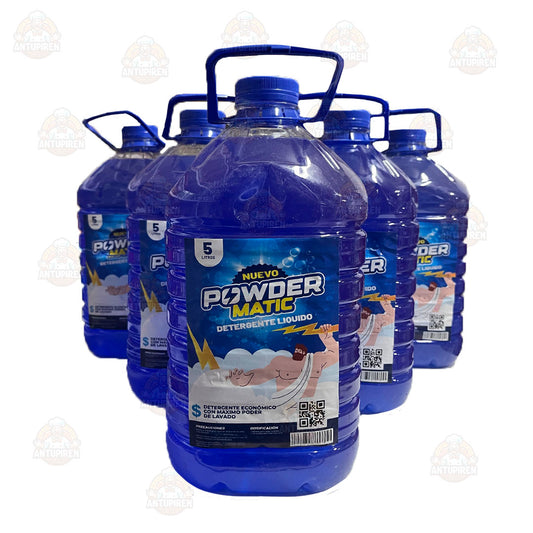 Detergente Powder Matic Azul 5 L – 5 unidades
