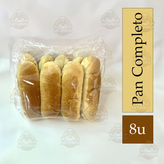 Pan de Completo 8 unidades