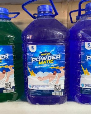 Detergente Powder Matic Azul 5 L – 5 unidades