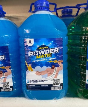Detergente Powder Matic Celeste 5L - 5 unidades
