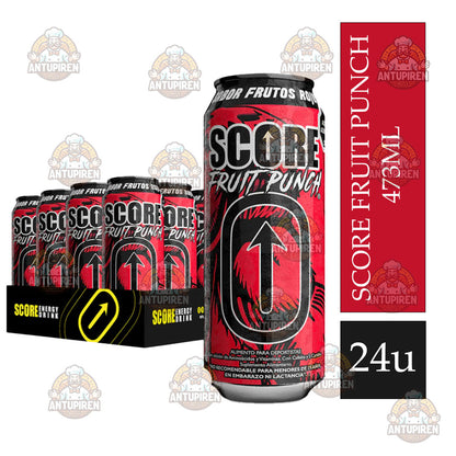 SCORE Fruit punch Energy Drink 473ml – Pack de 24 Latas