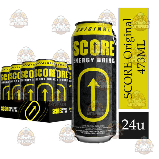 SCORE Energy Drink Original 473ml | Pack 24 Latas