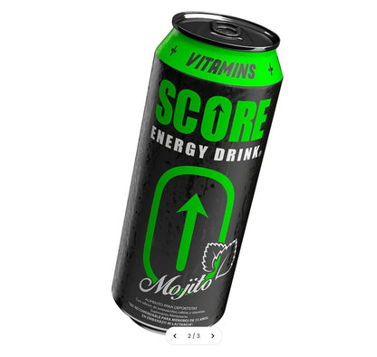 SCORE Mojito Energy Drink 473ml – Pack de 24 Latas