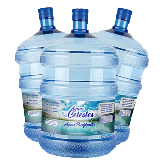 3 Bidones de Agua Purificada 20L