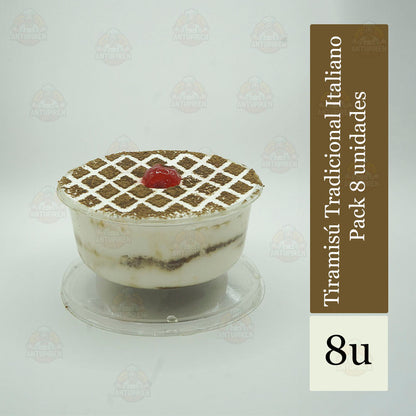 Tiramisú Tradicional Italiano – Pack 8 unidades