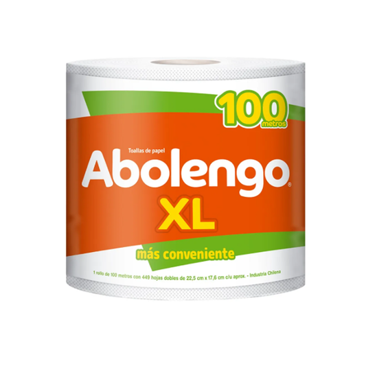Toalla de papel Abolengo XL de 100 Mtrs