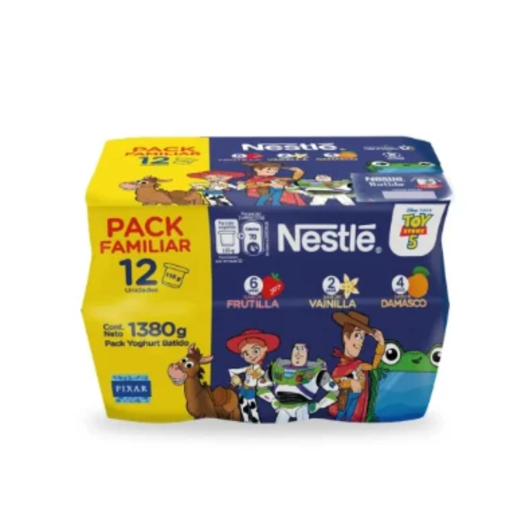 PACK 12UN YOGURTH SURTIDO NESTLE 115G