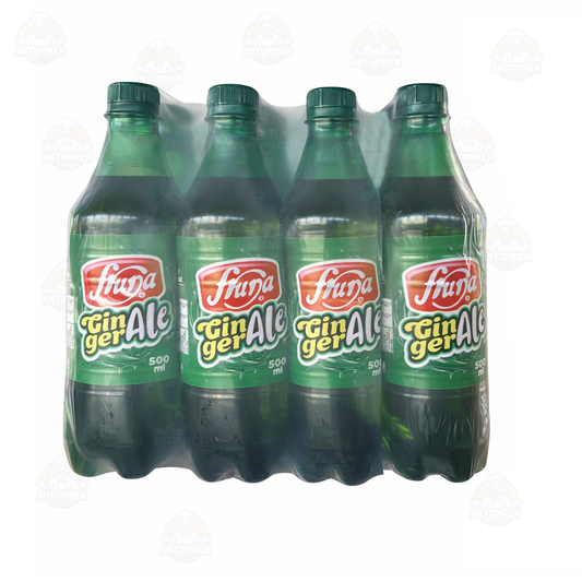 Display 12 Unidades - Bebida Fruna 500ml - Ginger Ale - $338c/u
