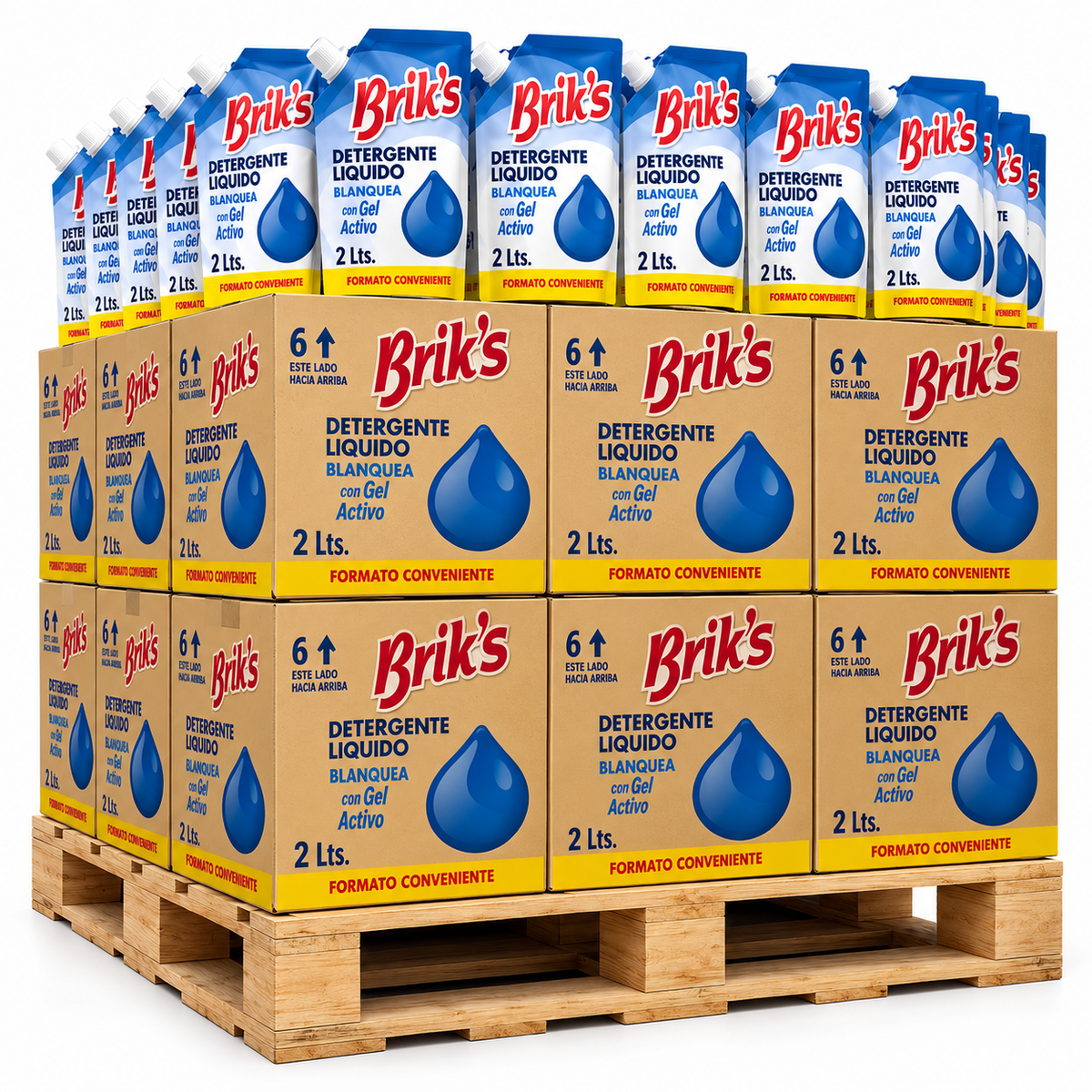 432 DETERGENTE BRIKS DOYPACK 2L (PALLET)
