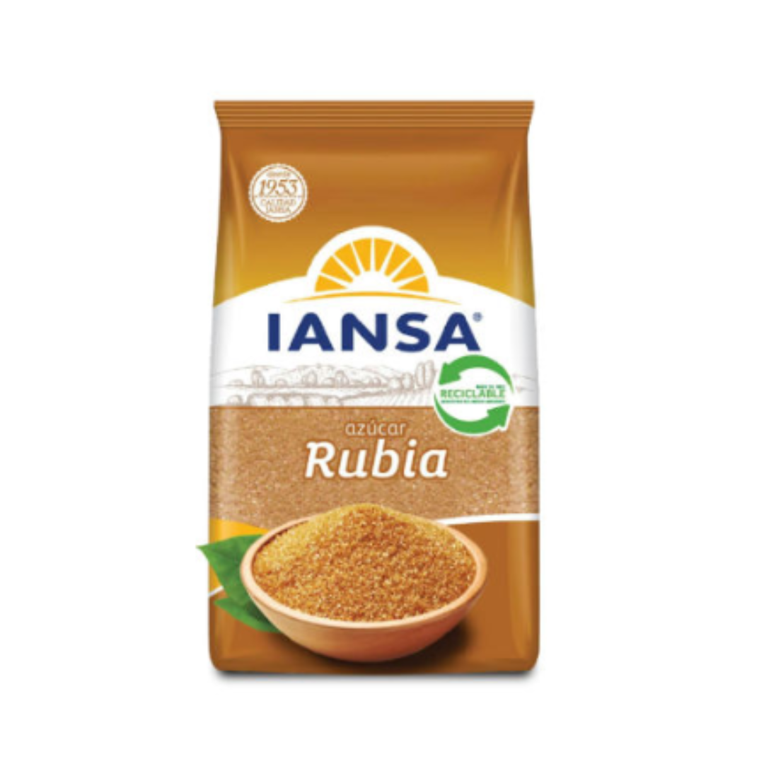 Azúcar rubia iansa 500g $1.460 c/u