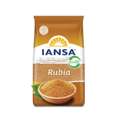 Azúcar rubia iansa 500g $1.460 c/u