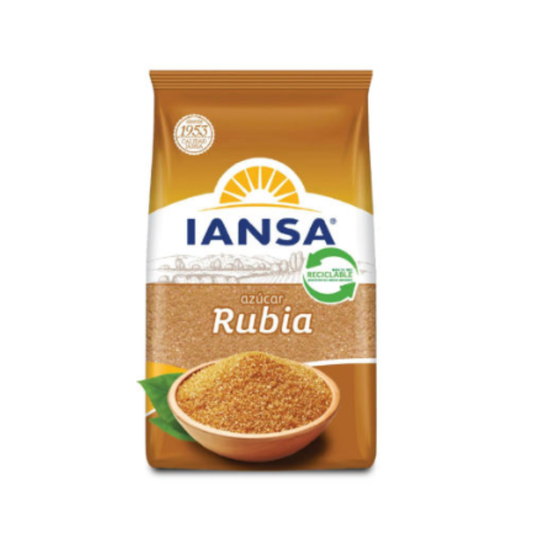 Azúcar rubia iansa 500g $1.460 c/u