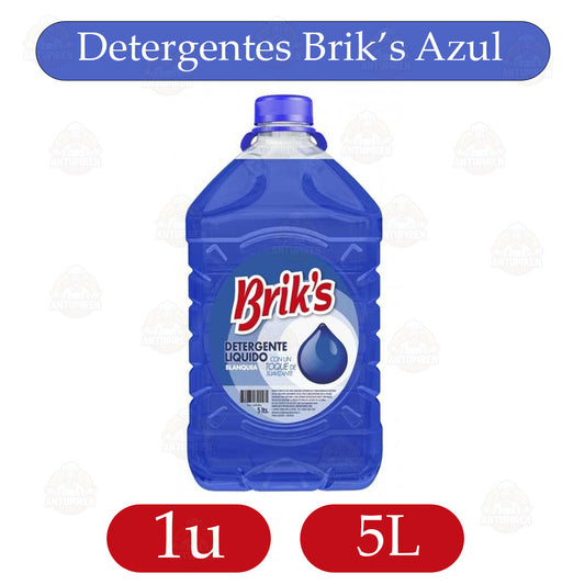 Detergente Brik's Azul 5L