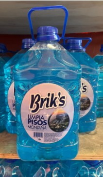 LimpiaPisos Brik’s Montaña 5 L (5 unidades)
