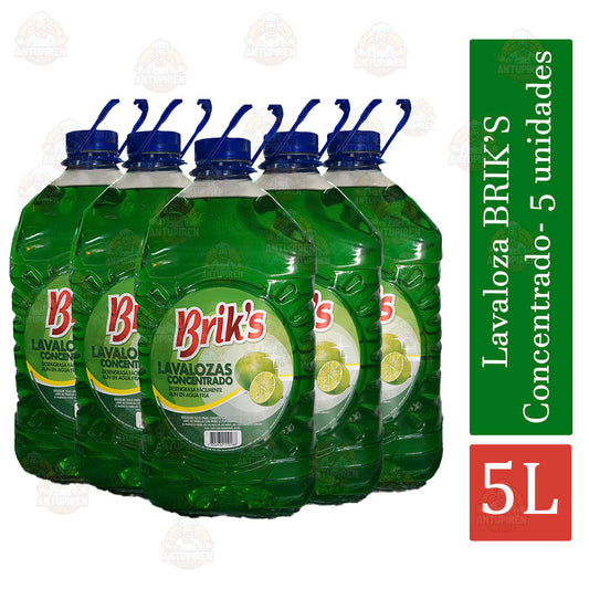 Lavaloza Brik’s Verde 5 L (5 unidades)